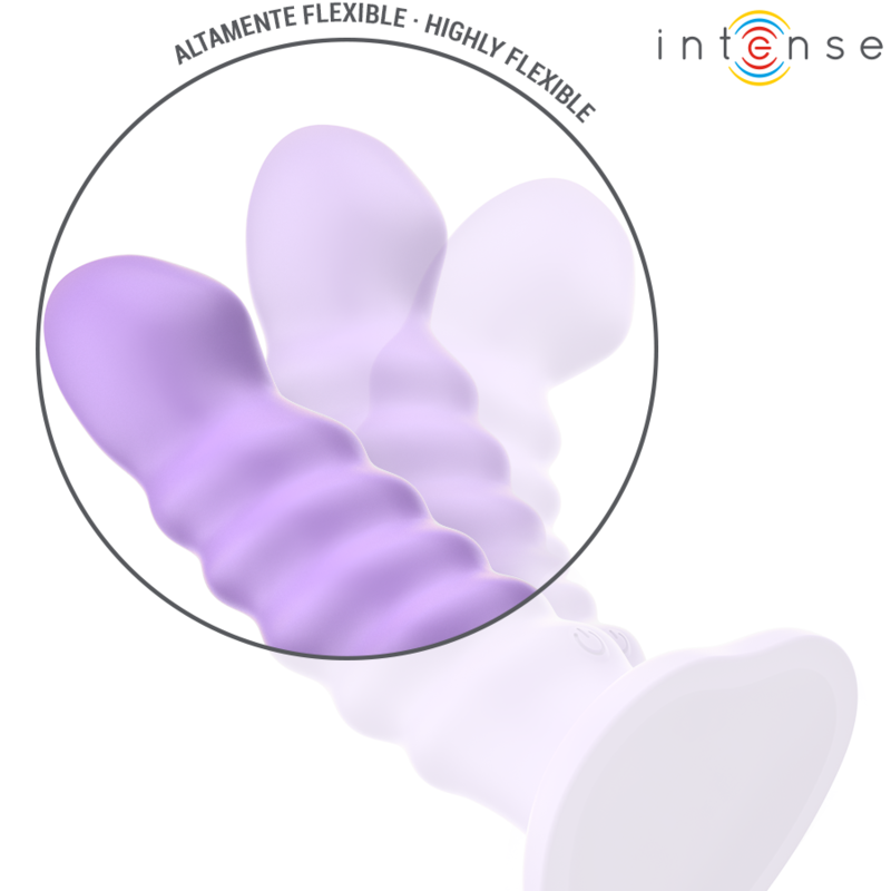 Intense - Brenda Vibrator Grã–Sse M Spiralendesign 10 Vibrationen Lila Fernbedienung