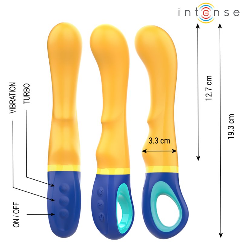 Intensiv “ Shaggy Gelber G-Spot-Vibrator