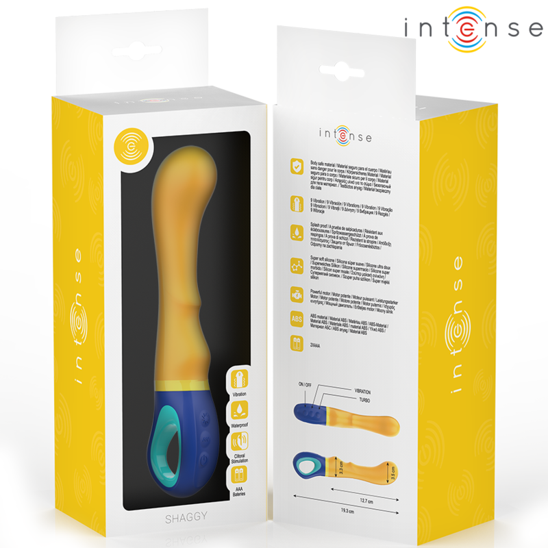 Intensiv “ Shaggy Gelber G-Spot-Vibrator