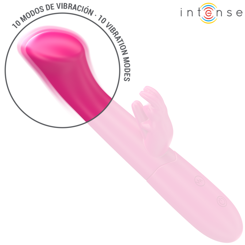 Intense - Julieta Rabbit Vibrator 18,6 Cm 10 Vibrationen Rosa