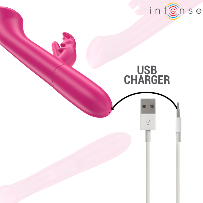 Intense - Julieta Rabbit Vibrator 18,6 Cm 10 Vibrationen Rosa