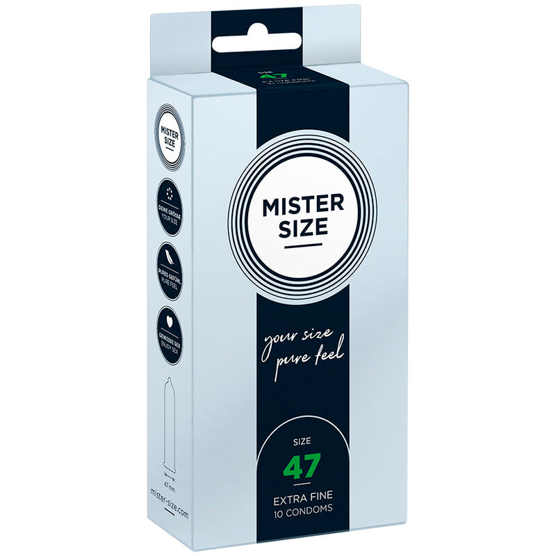 Mister Size - Kondome Grã–Sse Xs 47 Mm (10 Einheiten)