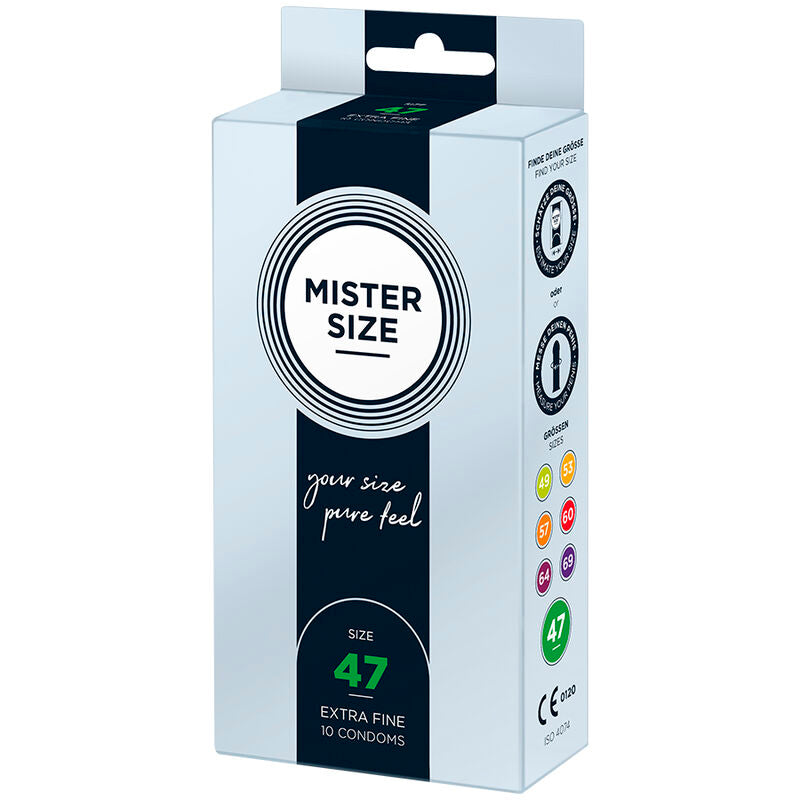 Mister Size - Kondome Grã–Sse Xs 47 Mm (10 Einheiten)