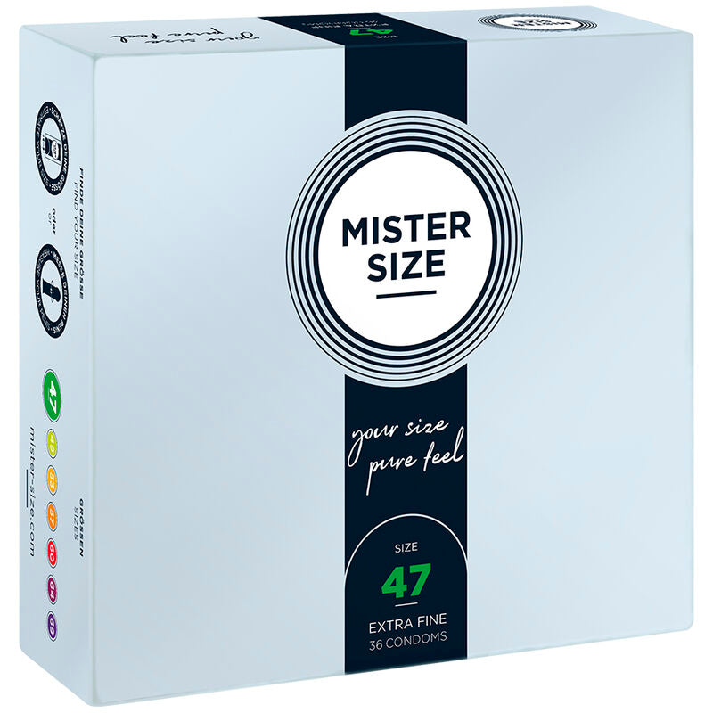 Mister Size - Kondome Grã–Sse Xs 47 Mm (36 Einheiten)