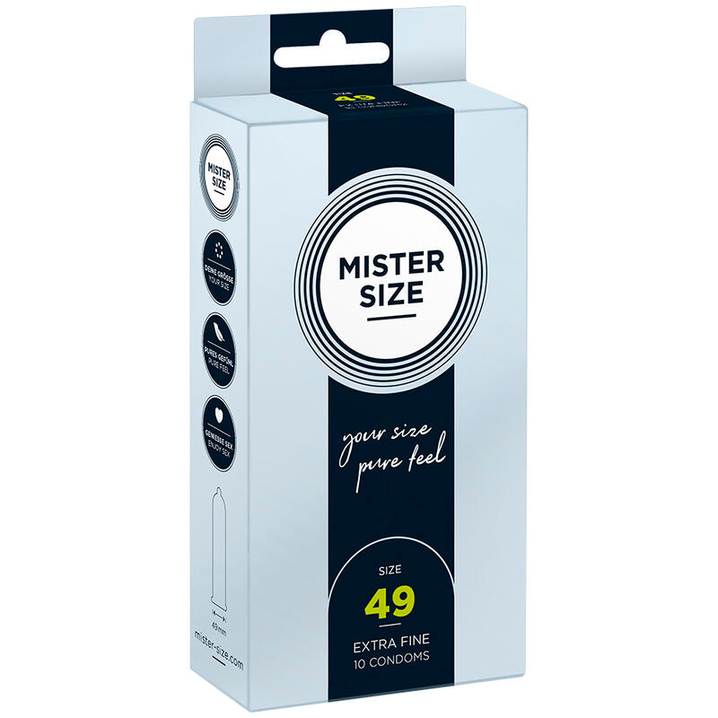 Mister Size - Kondomgrã–Sse S 49 Mm (10 Einheiten)