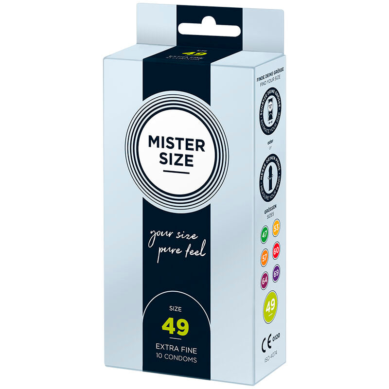 Mister Size - Kondomgrã–Sse S 49 Mm (10 Einheiten)