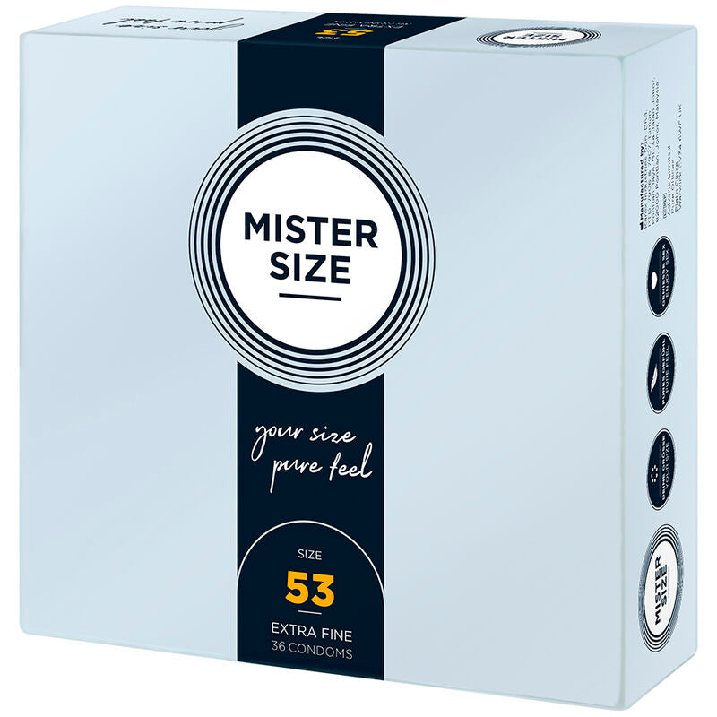 Mister Size - Kondomgrã–Sse M 53 Mm (36 Einheiten)