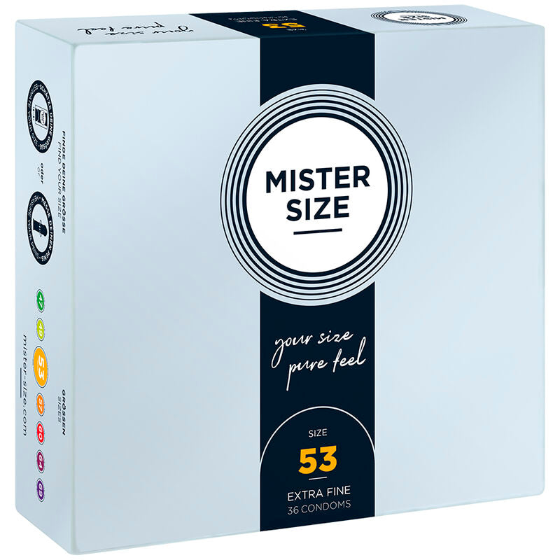 Mister Size - Kondomgrã–Sse M 53 Mm (36 Einheiten)