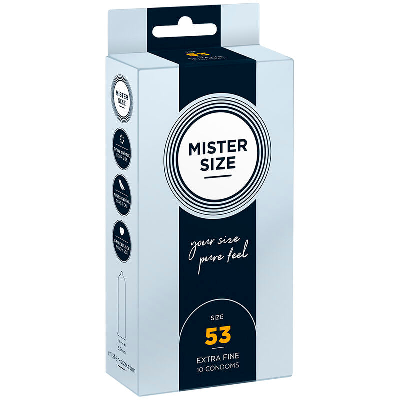 Mister Size - Kondomgrã–Sse M 53 Mm (10 Einheiten)
