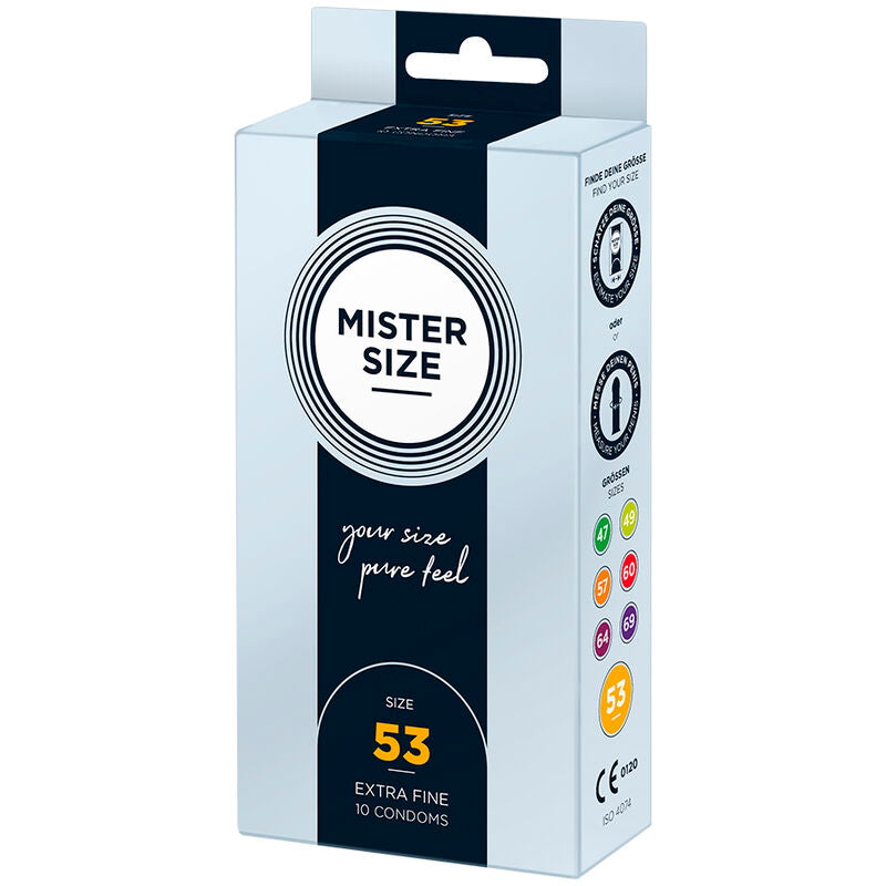 Mister Size - Kondomgrã–Sse M 53 Mm (10 Einheiten)