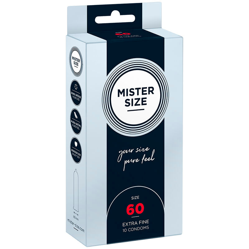 Mister Size - Kondomgrã–Sse Xl 60 Mm (10 Einheiten)