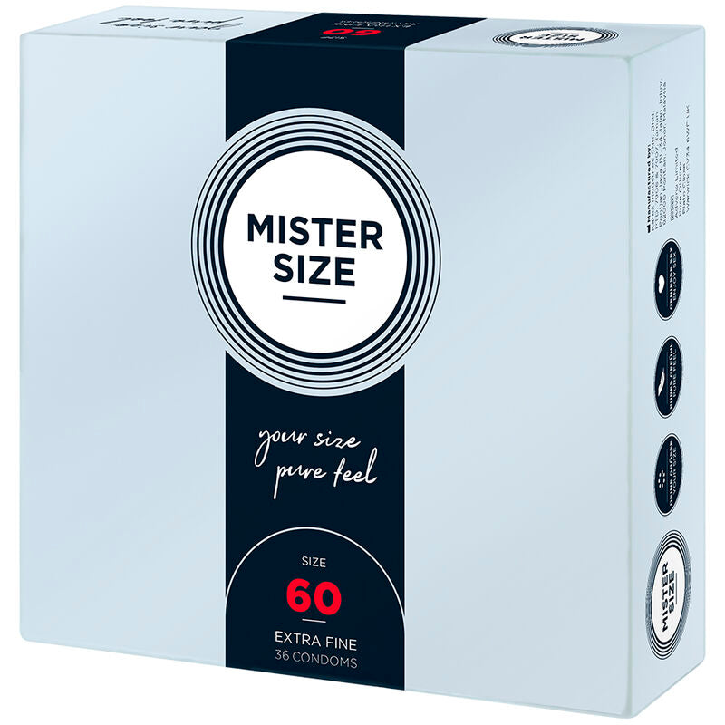 Mister Size - Kondomgrã–Sse Xl 60 Mm (36 Einheiten)