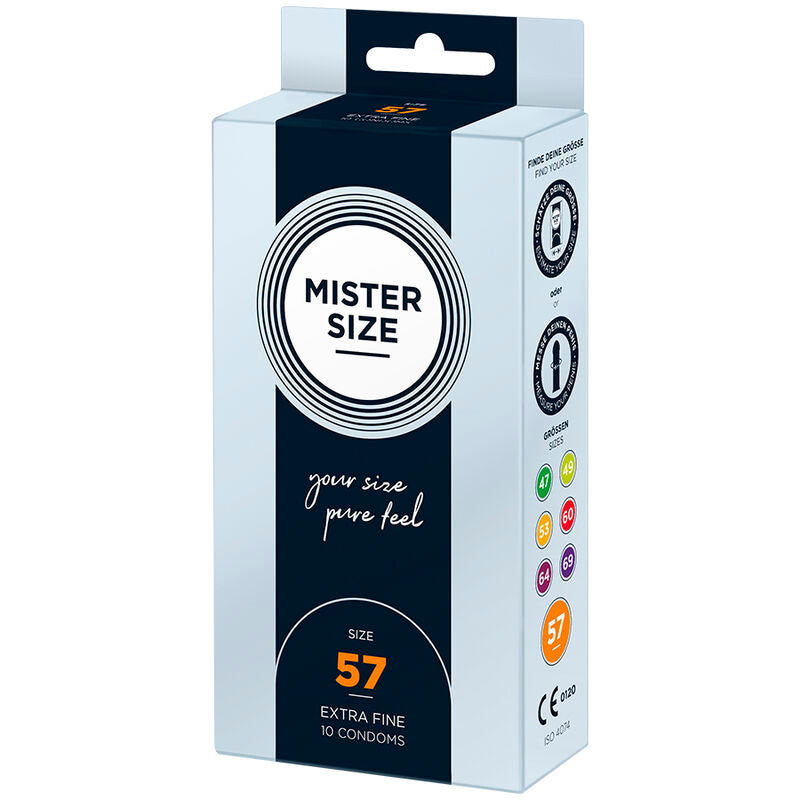 Mister Size - Kondomgrã–Sse L 57 Mm (10 Einheiten)