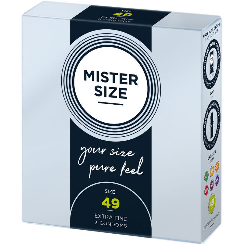 Mister Size - Kondomgrã–Sse S 49 Mm (3 Einheiten)
