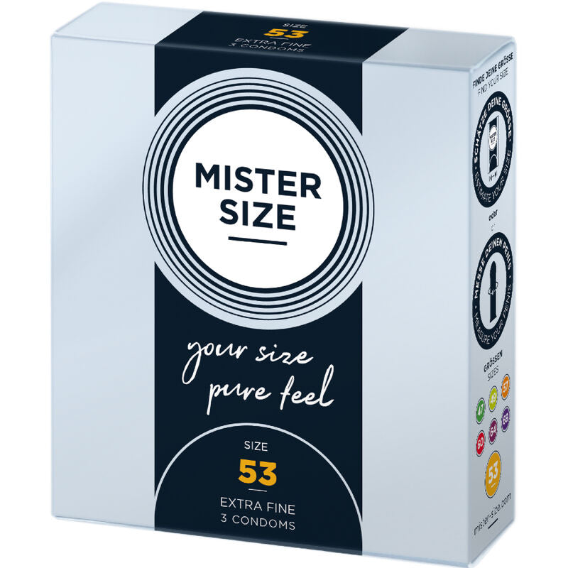 Mister Size - Kondomgrã–Sse M 53 Mm (3 Einheiten)