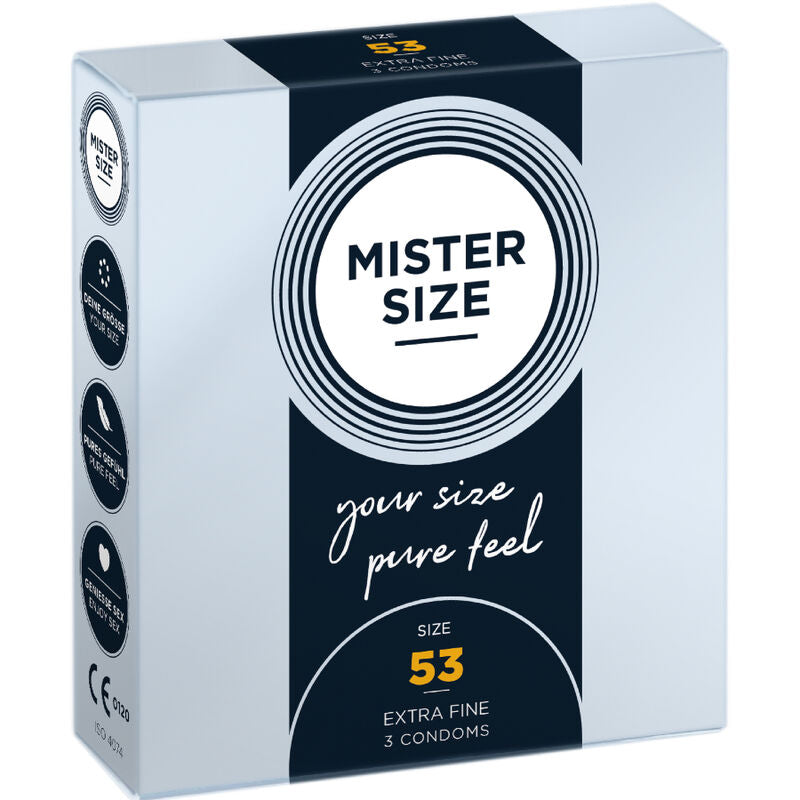 Mister Size - Kondomgrã–Sse M 53 Mm (3 Einheiten)