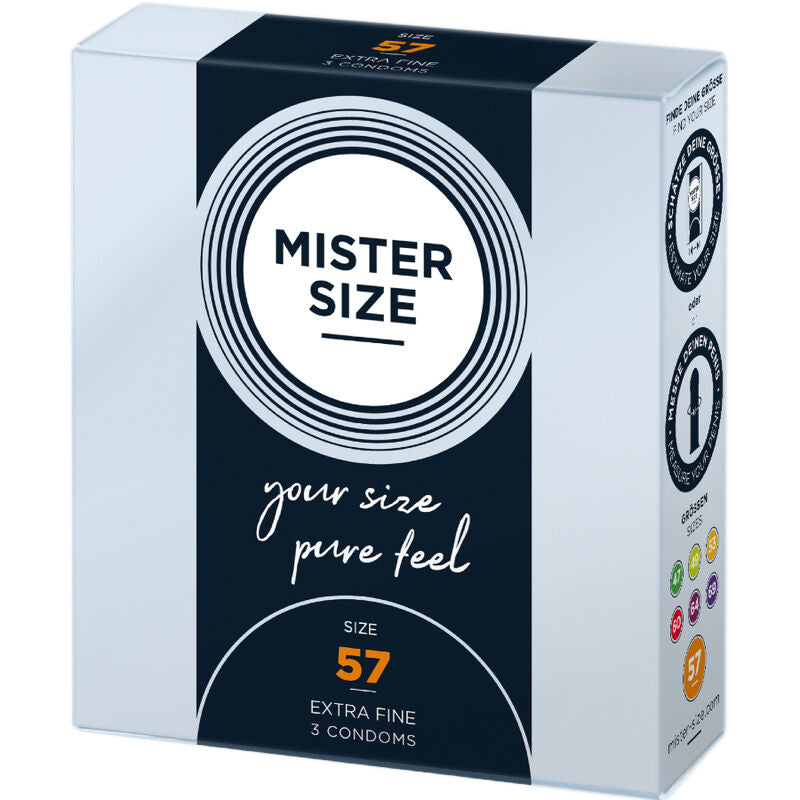 Mister Size - Kondomgrã–Sse L 57 Mm (3 Einheiten)