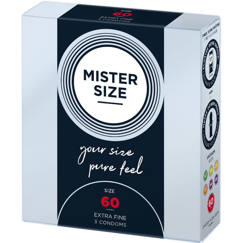 Mister Size - Kondomgrã–Sse Xl 60 Mm (3 Einheiten)
