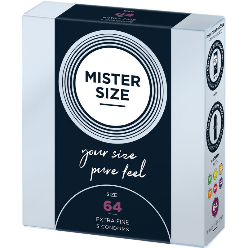 Mister Size - Kondome Grã–Sse Xxl 64 Mm (3 Einheiten)