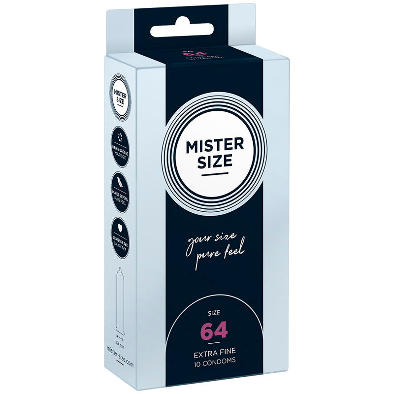 Mister Size - Kondome Grã–Sse Xxl 64 Mm (10 Einheiten)