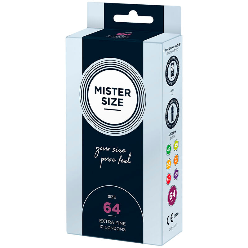 Mister Size - Kondome Grã–Sse Xxl 64 Mm (10 Einheiten)