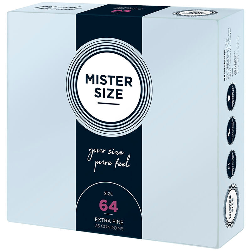 Mister Size - Kondome Grã–Sse Xxl 64 Mm (36 Einheiten)
