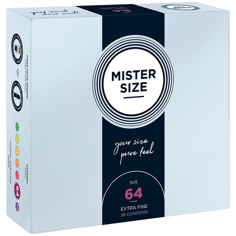 Mister Size - Kondome Grã–Sse Xxl 64 Mm (36 Einheiten)