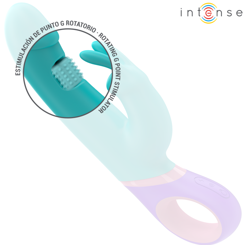 Intense - Monica Rabbit Vibrator Mit Rotierendem G-Spot-Stimulator Blau