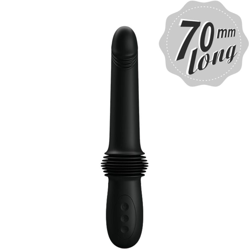 Pretty Love - Pazuzu Vibrator 3 Thrusting Modes Black