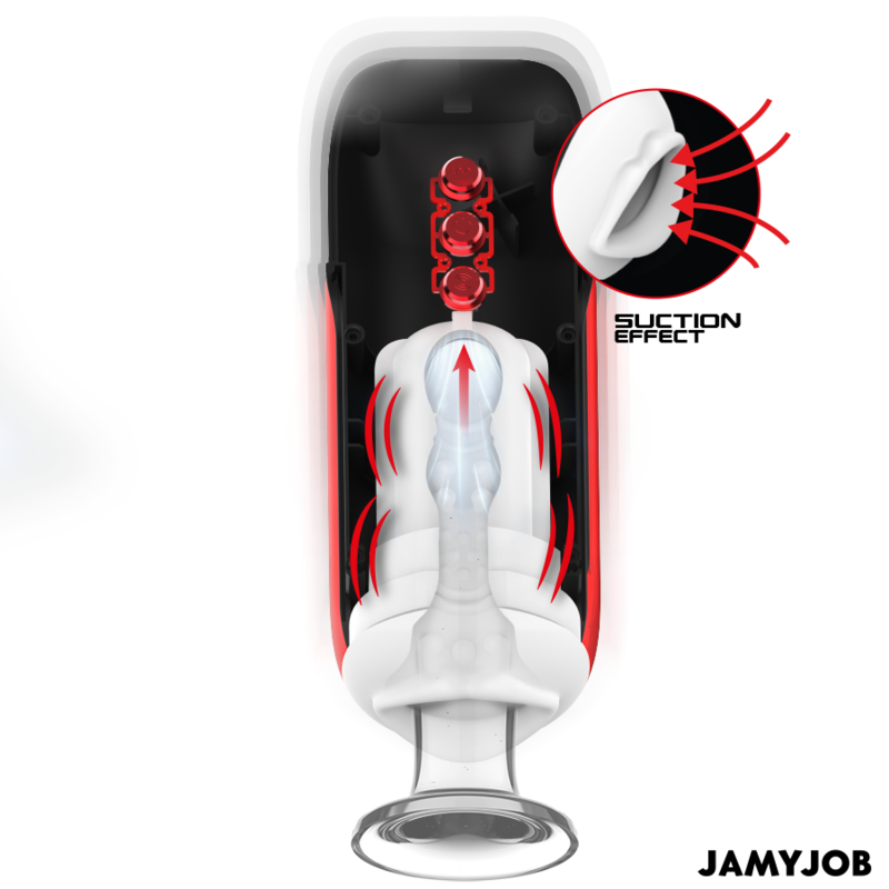 JAMYJOB - BLAZE AUTOMATISCHER MUNDMASTURBATOR 5 SAUG- UND VIBRATIONSMODI