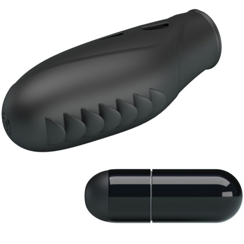 Pretty Love - Gilo Silikon-Fingervibrator Schwarz
