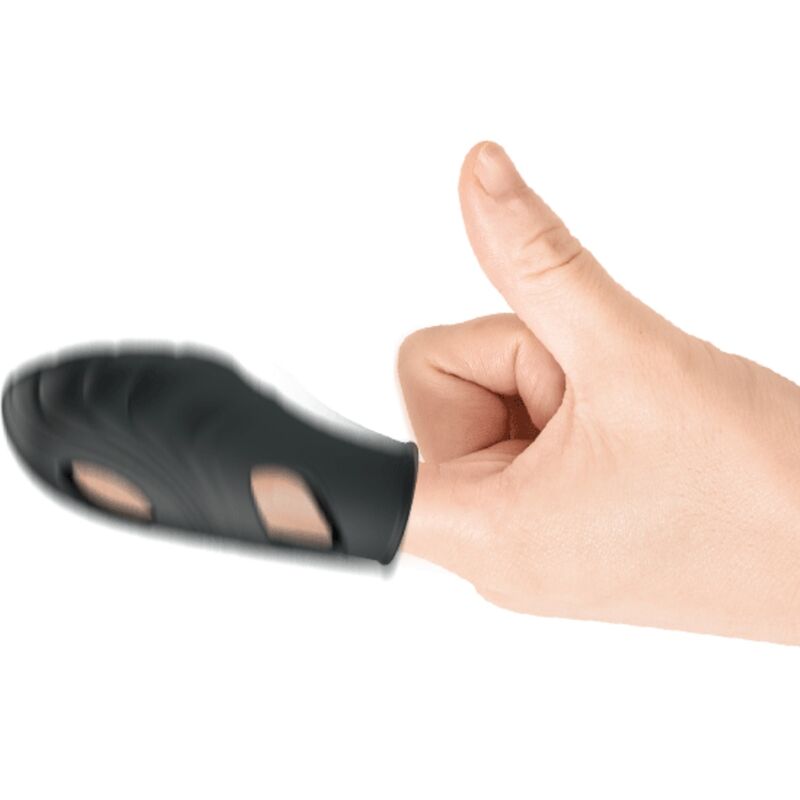 Pretty Love - Lich Silikon-Fingervibrator Schwarz