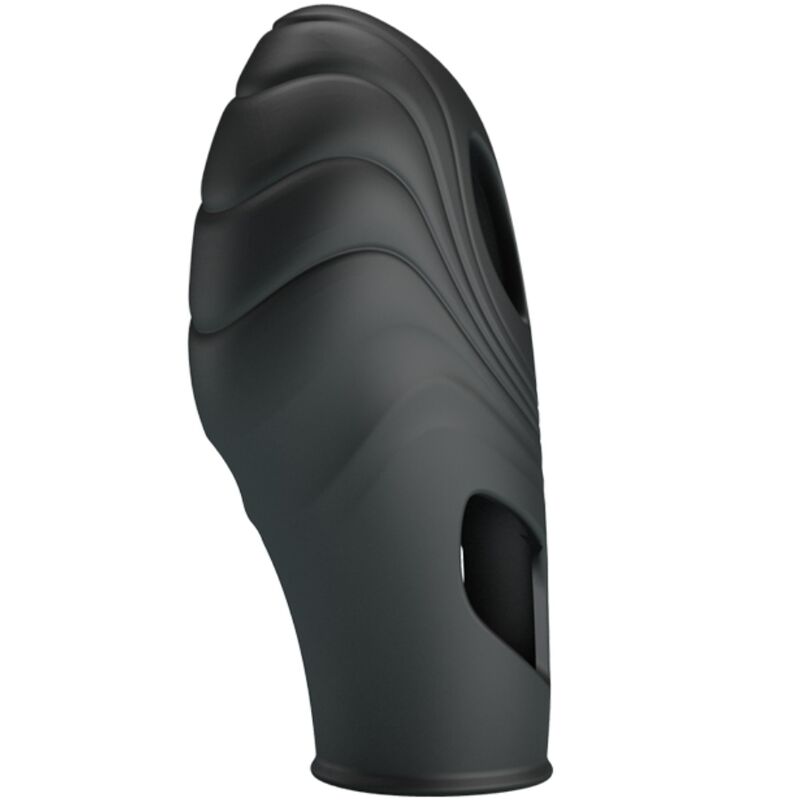 Pretty Love - Lich Silikon-Fingervibrator Schwarz