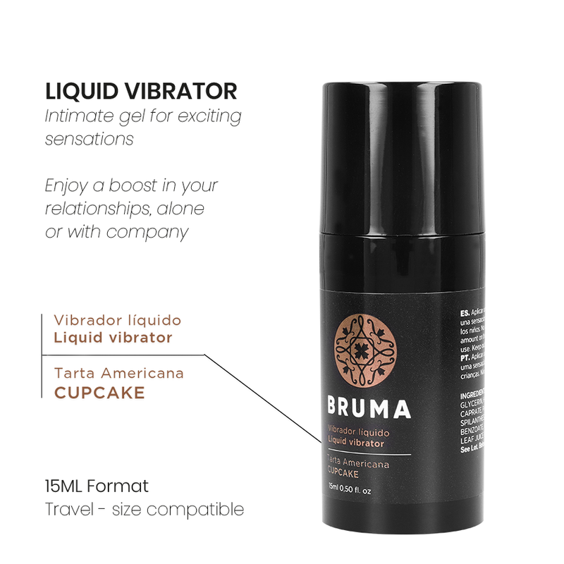 Bruma - Flãœssiger Vibrator Ultra Gleitend Cupcake 15 Ml