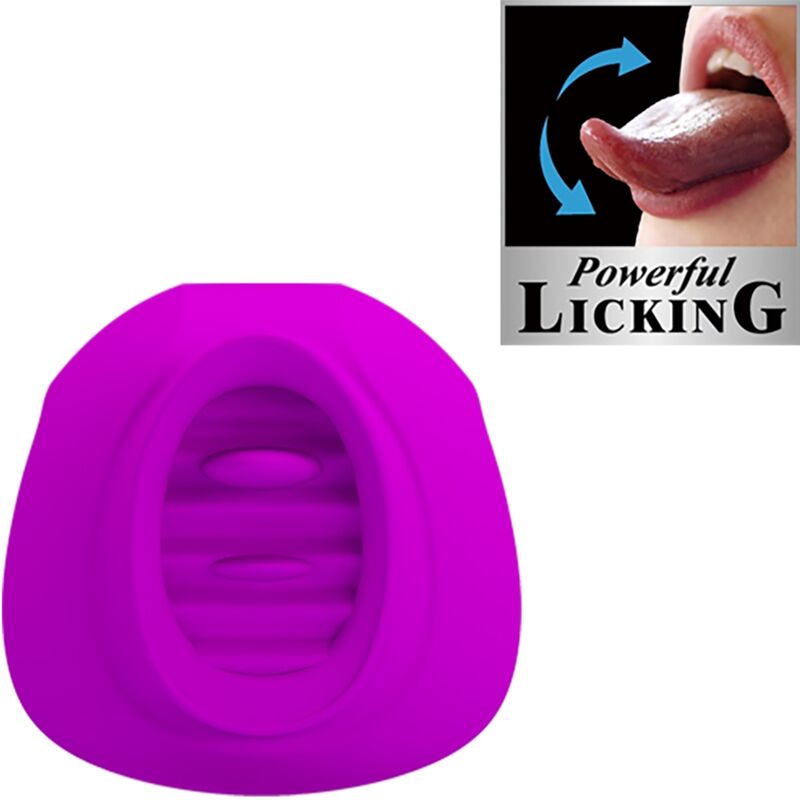 Pretty Love - Estelle Zungen-Klitoris-Stimulator 12 Vibrationen Lila