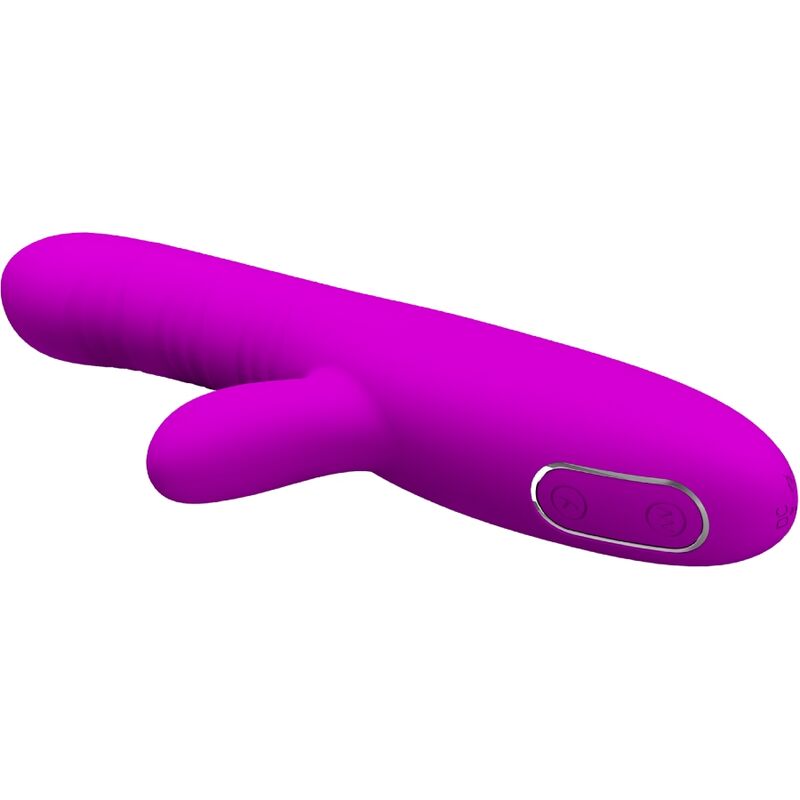 Pretty Love - Angelique Multifunktionsvibrator + Klitorisstimulator Lila