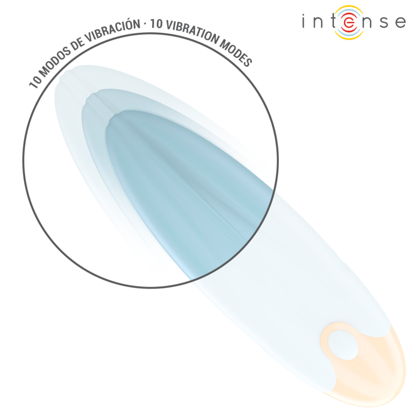 Intense - Mike Vibrierendes Bullet 10 Vibrationen Blau