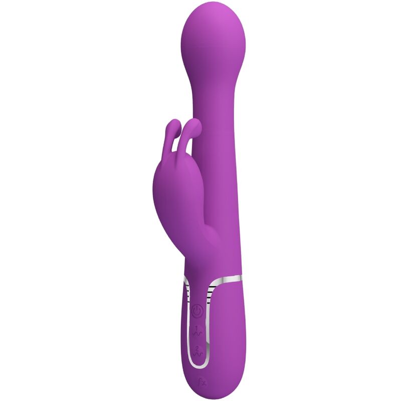 Pretty Love - Dejon 3 In 1 Multifunktions-Rabbit-Vibrator Lila