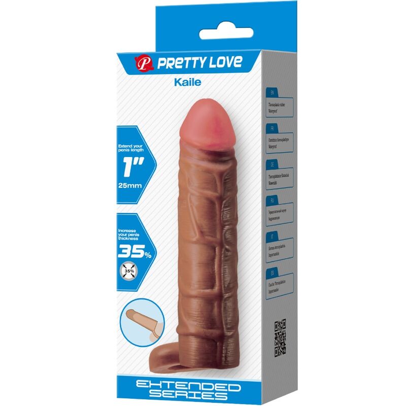 Pretty Love - Kaile Penishãœlle Mit 2,5 Cm Verlã„Ngerung Mulatte