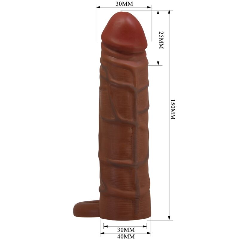 Pretty Love - Kaile Penishãœlle Mit 2,5 Cm Verlã„Ngerung Mulatte