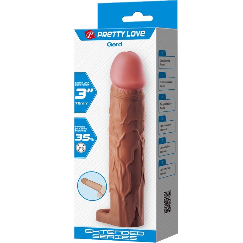 Pretty Love - Gerd Penishãœlle Mit 7,6 Cm Verlã„Ngerung Mulatte