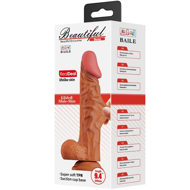 Baile - Buraq Realistischer Dildo 24 Cm Fleisch