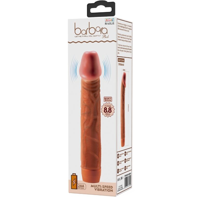 Baile - Bob Realistischer Vibrator 22,5 Cm Mulatte