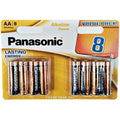 Panasonic - Alkaline-Batterie Aa Lr6, Bronze, 8 Stãœck Im Blister