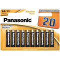 Panasonic - Alkaline-Batterie Aa Lr6, Bronze, Blisterpackung Mit 20 Stãœck