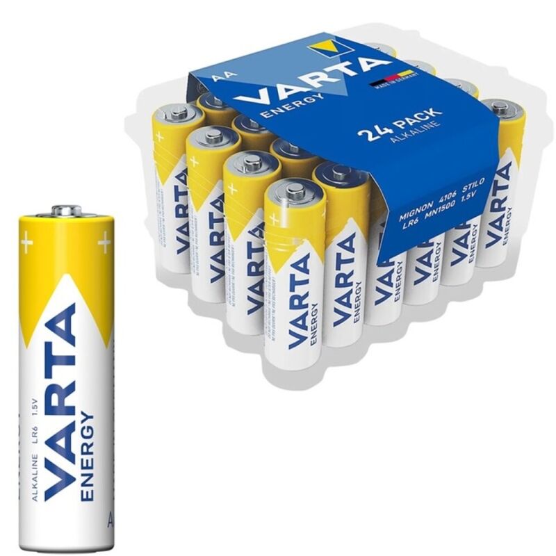 Varta - Energy Alkaline Batterie Aa Lr6 Pack*24 Batterien