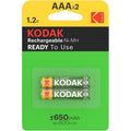 Kodak - Wiederaufladbare Batterie Hr03 Aaa 650 Mah Blister*2