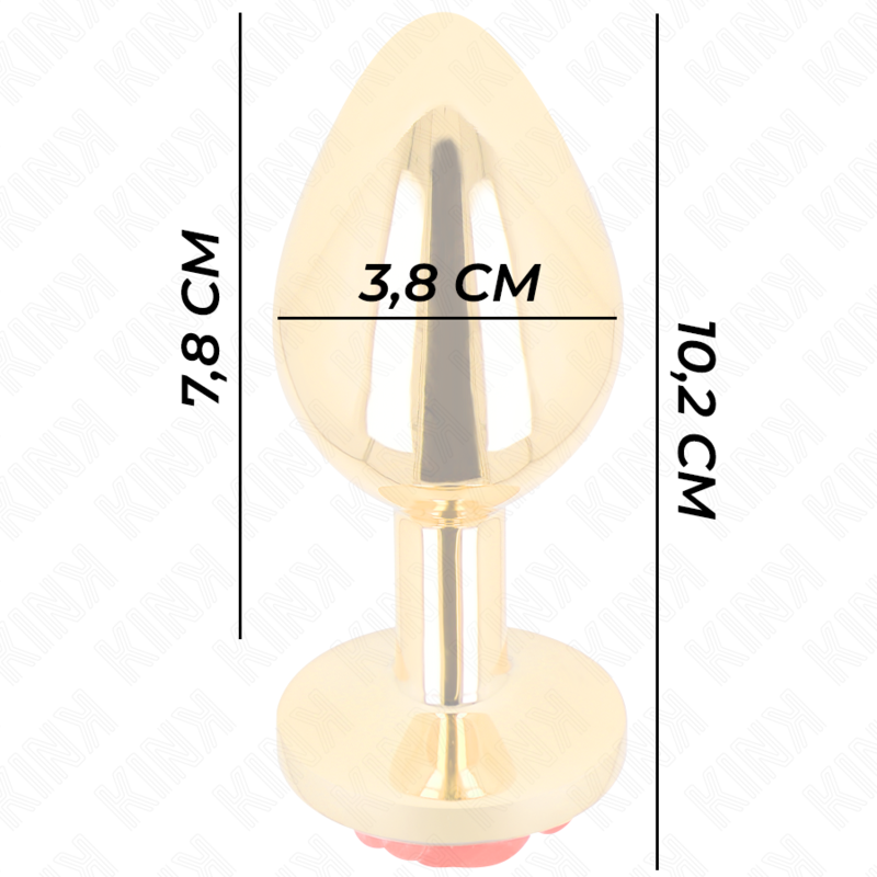 Kink - Plug Anal Gold Rose Rot  L