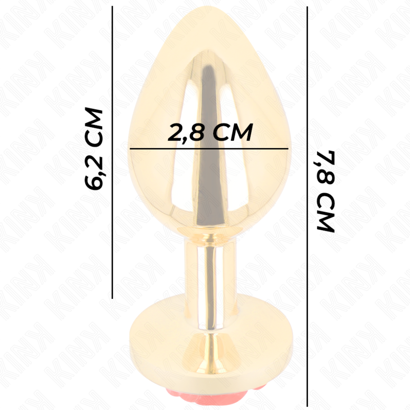 Kink - Plug Anal Gold Rose Rot  S