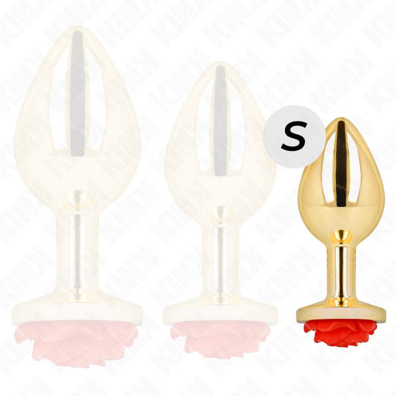 Kink - Plug Anal Gold Rose Rot  S